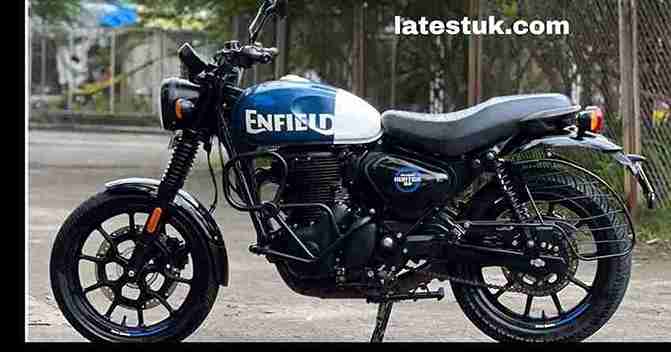 Royal Enfield 350 White and Blue