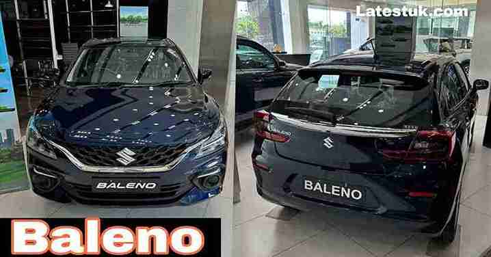 Suzuki Baleno Car blue